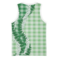 Green Hawaii Palaka Basketball Jersey Hawaiian Honohono Lei