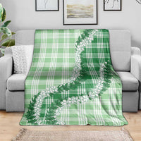 Green Hawaii Palaka Blanket Hawaiian Honohono Lei LT05 - Polynesian Pride