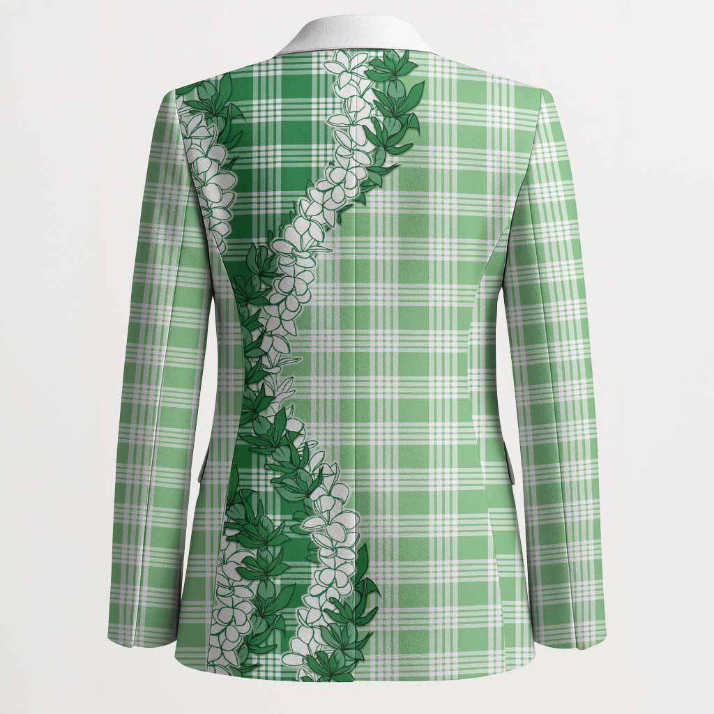 Green Hawaii Palaka Blazer Hawaiian Honohono Lei LT05 - Polynesian Pride