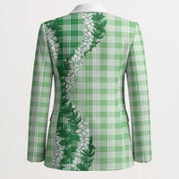 Green Hawaii Palaka Blazer Hawaiian Honohono Lei LT05 - Polynesian Pride