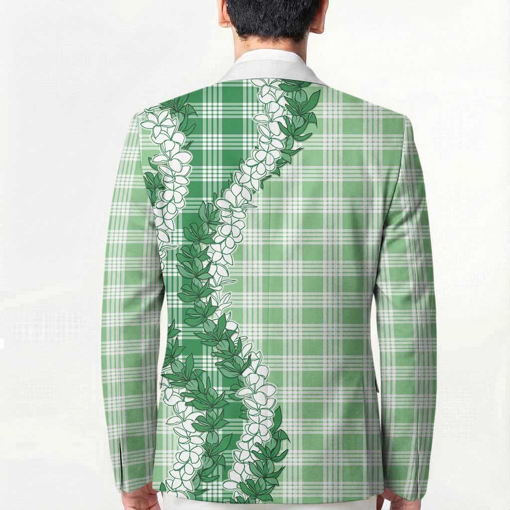 Green Hawaii Palaka Blazer Hawaiian Honohono Lei LT05 - Polynesian Pride