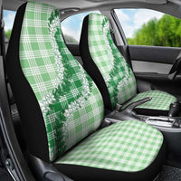 Green Hawaii Palaka Car Seat Cover Hawaiian Honohono Lei LT05 - Polynesian Pride