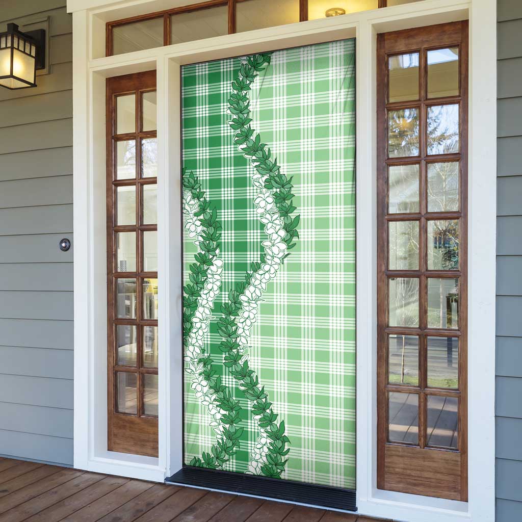 Green Hawaii Palaka Door Cover Hawaiian Honohono Lei LT05 - Polynesian Pride