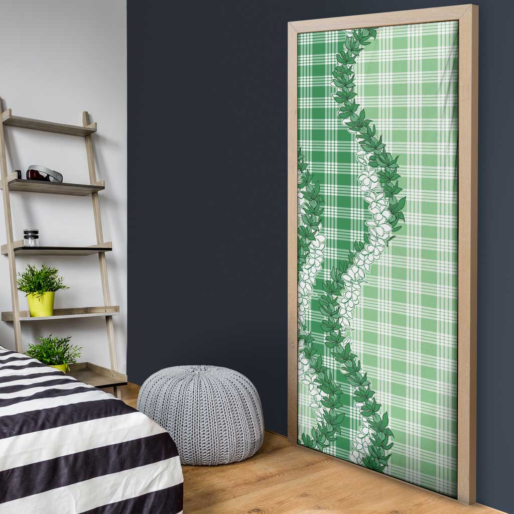 Green Hawaii Palaka Door Cover Hawaiian Honohono Lei LT05 - Polynesian Pride