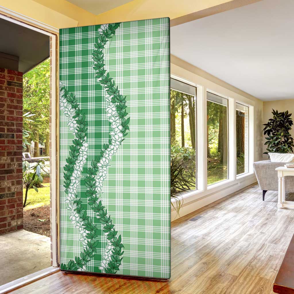 Green Hawaii Palaka Door Cover Hawaiian Honohono Lei LT05 - Polynesian Pride