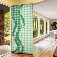 Green Hawaii Palaka Door Cover Hawaiian Honohono Lei LT05 - Polynesian Pride