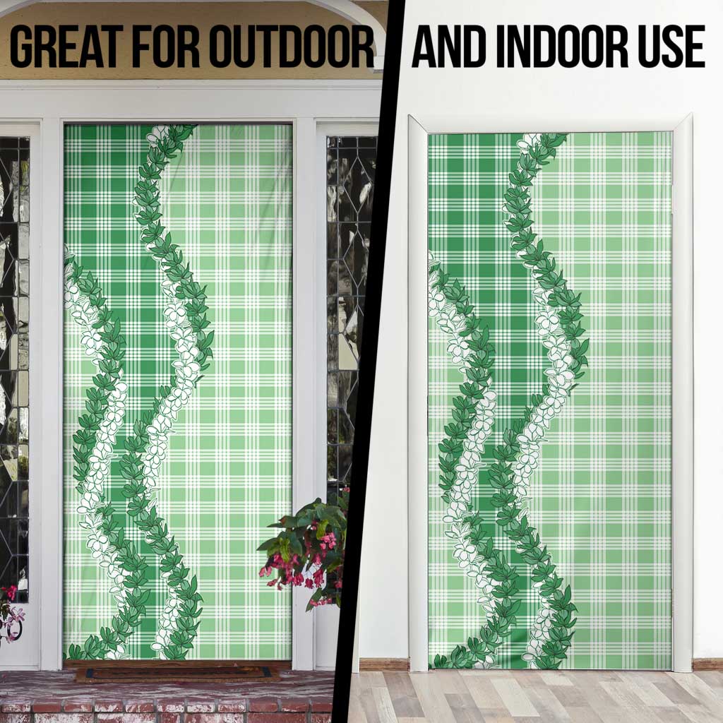 Green Hawaii Palaka Door Cover Hawaiian Honohono Lei LT05 - Polynesian Pride
