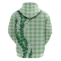 Green Hawaii Palaka Hoodie Hawaiian Honohono Lei LT05 - Polynesian Pride