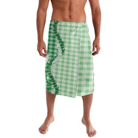 Green Hawaii Palaka Lavalava Hawaiian Honohono Lei