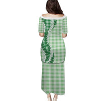 Green Hawaii Palaka Puletasi Hawaiian Honohono Lei LT05 - Polynesian Pride