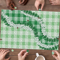 Green Hawaii Palaka Puzzle Hawaiian Honohono Lei LT05 - Polynesian Pride