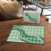 Green Hawaii Palaka Puzzle Hawaiian Honohono Lei LT05 - Polynesian Pride