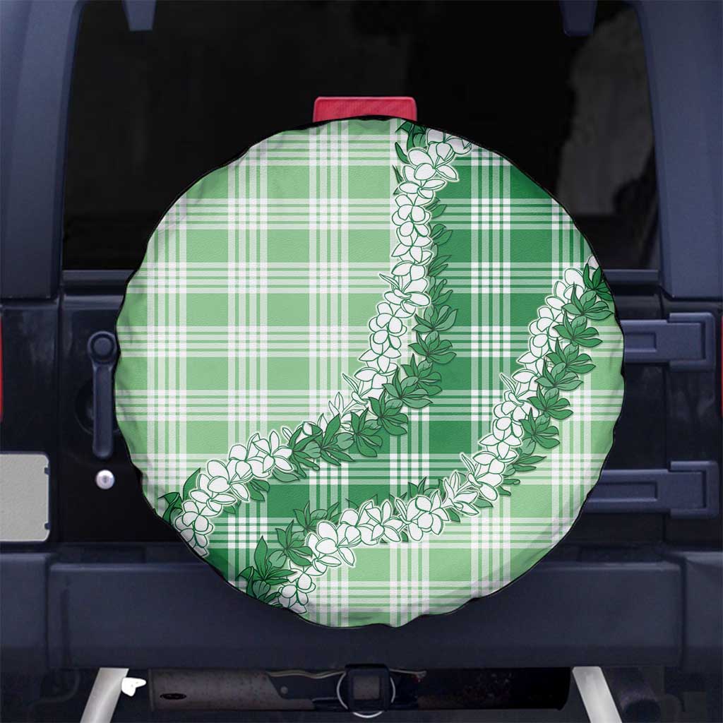 Green Hawaii Palaka Spare Tire Cover Hawaiian Honohono Lei LT05 No hole Green - Polynesian Pride