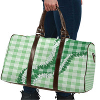 Green Hawaii Palaka Travel Bag Hawaiian Honohono Lei