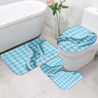 Blue Hawaii Palaka Bathroom Set Hawaiian Honohono Lei LT05 - Polynesian Pride