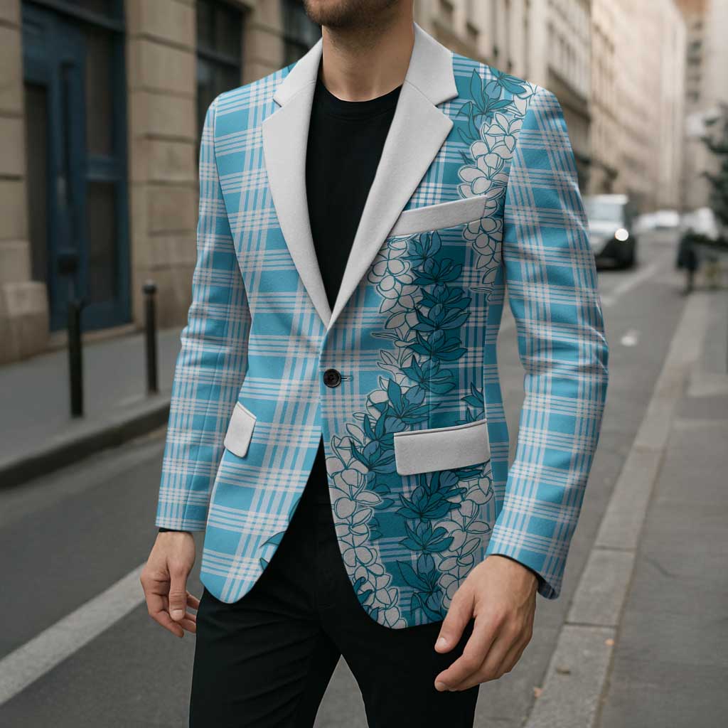 Blue Hawaii Palaka Blazer Hawaiian Honohono Lei LT05 - Polynesian Pride