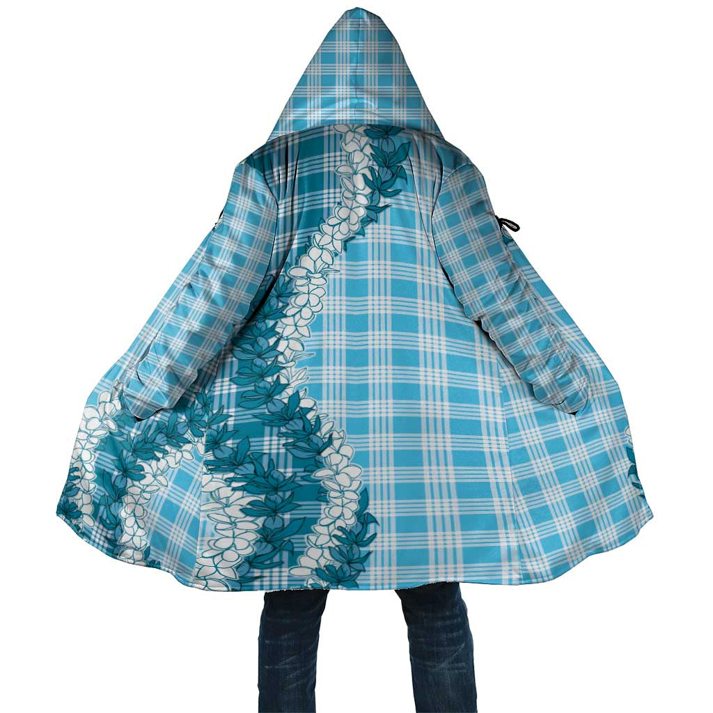 Blue Hawaii Palaka Cloak Hawaiian Honohono Lei LT05 Unisex Blue - Polynesian Pride