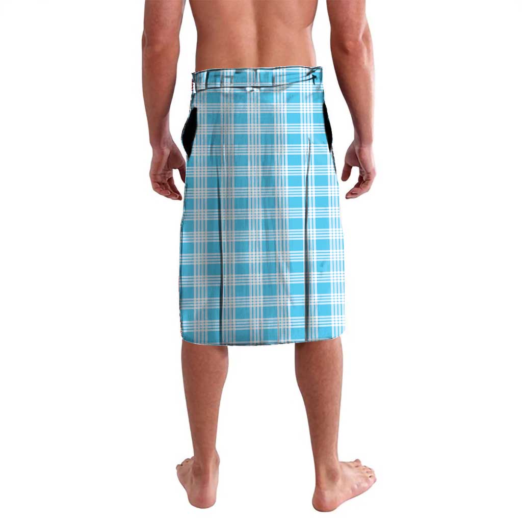Blue Hawaii Palaka Lavalava Hawaiian Honohono Lei LT05 - Polynesian Pride