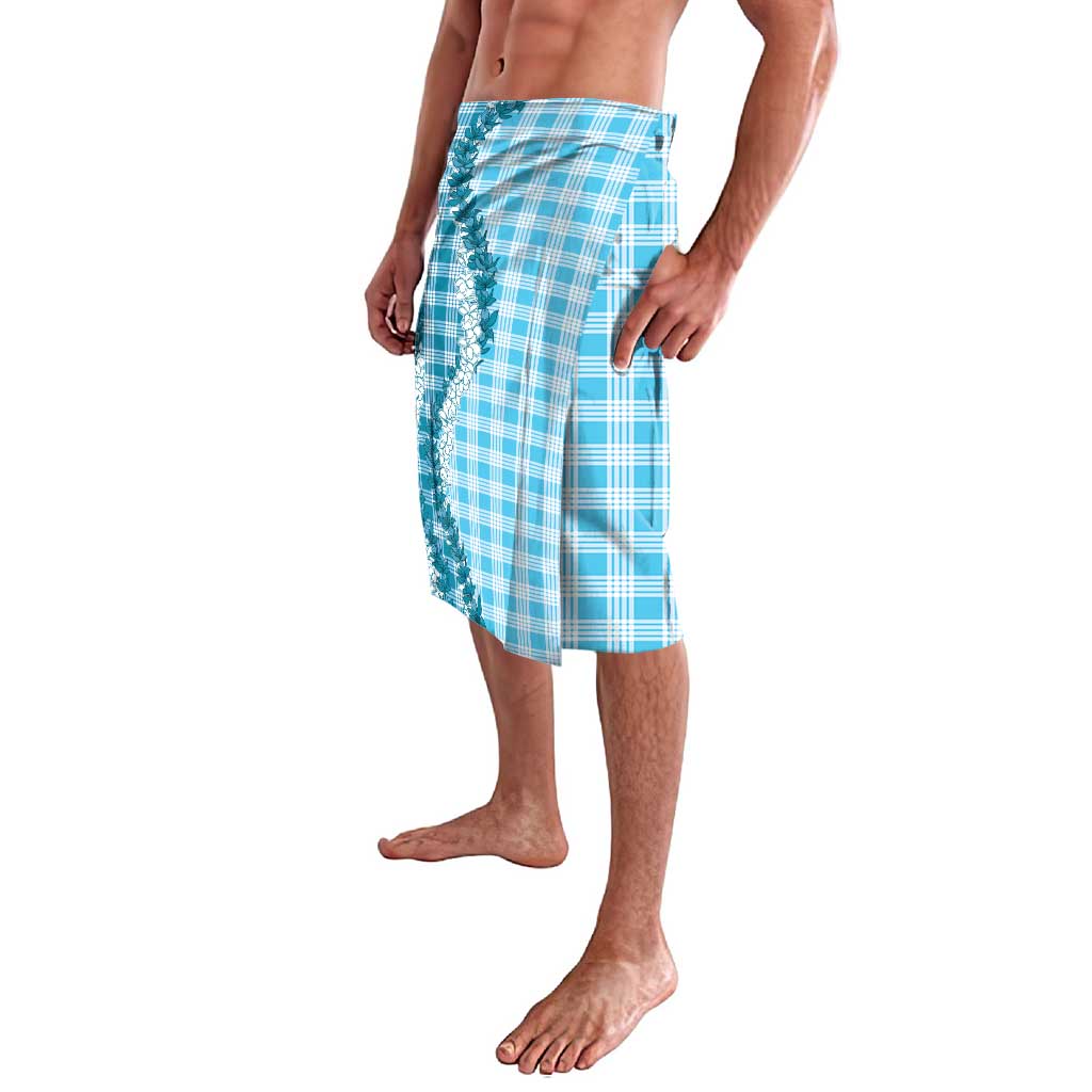 Blue Hawaii Palaka Lavalava Hawaiian Honohono Lei LT05 - Polynesian Pride