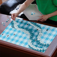 Blue Hawaii Palaka Puzzle Hawaiian Honohono Lei LT05 - Polynesian Pride