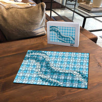Blue Hawaii Palaka Puzzle Hawaiian Honohono Lei LT05 - Polynesian Pride