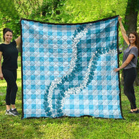 Blue Hawaii Palaka Quilt Hawaiian Honohono Lei LT05 - Polynesian Pride