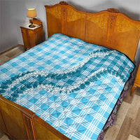 Blue Hawaii Palaka Quilt Hawaiian Honohono Lei LT05 - Polynesian Pride