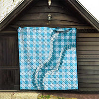 Blue Hawaii Palaka Quilt Hawaiian Honohono Lei LT05 - Polynesian Pride