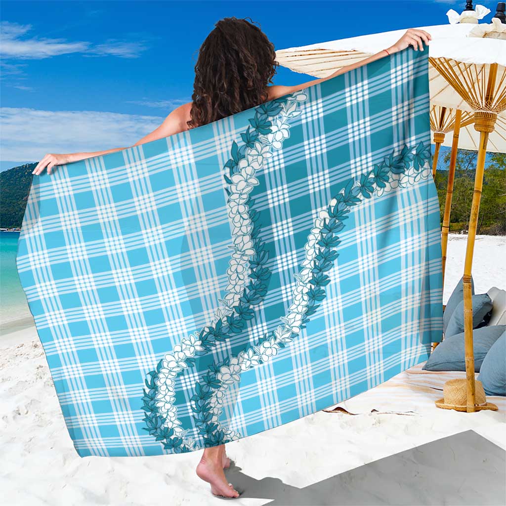 Blue Hawaii Palaka Sarong Hawaiian Honohono Lei LT05 One Size 44 x 66 inches Blue - Polynesian Pride