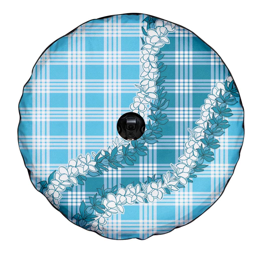 Blue Hawaii Palaka Spare Tire Cover Hawaiian Honohono Lei LT05 - Polynesian Pride