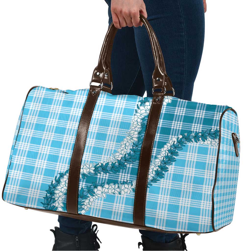 Blue Hawaii Palaka Travel Bag Hawaiian Honohono Lei LT05 - Polynesian Pride
