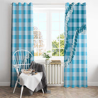 Blue Hawaii Palaka Window Curtain Hawaiian Honohono Lei LT05 - Polynesian Pride