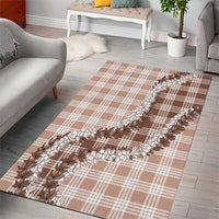 Beige Hawaii Palaka Area Rug Hawaiian Honohono Lei LT05 - Polynesian Pride