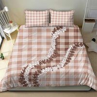 Beige Hawaii Palaka Bedding Set Hawaiian Honohono Lei LT05 - Polynesian Pride