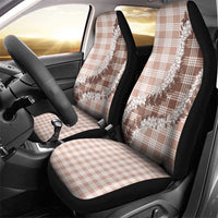Beige Hawaii Palaka Car Seat Cover Hawaiian Honohono Lei LT05 - Polynesian Pride