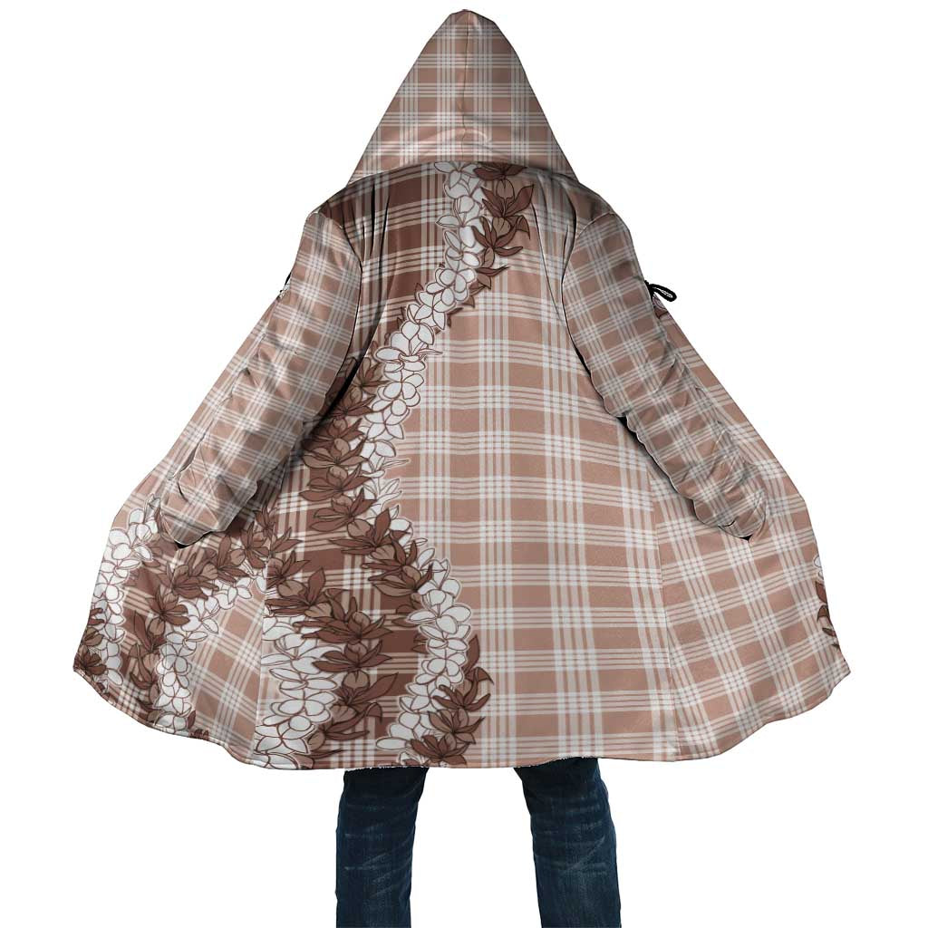 Beige Hawaii Palaka Cloak Hawaiian Honohono Lei LT05 Unisex Beige - Polynesian Pride