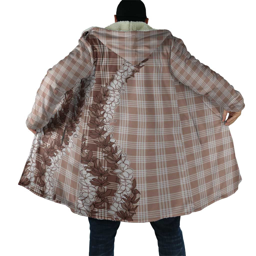 Beige Hawaii Palaka Cloak Hawaiian Honohono Lei LT05 - Polynesian Pride