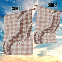 Beige Hawaii Palaka Garden Flag Hawaiian Honohono Lei LT05 - Polynesian Pride