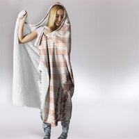 Beige Hawaii Palaka Hooded Blanket Hawaiian Honohono Lei LT05 - Polynesian Pride