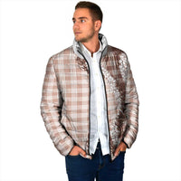 Beige Hawaii Palaka Padded Jacket Hawaiian Honohono Lei LT05 - Polynesian Pride