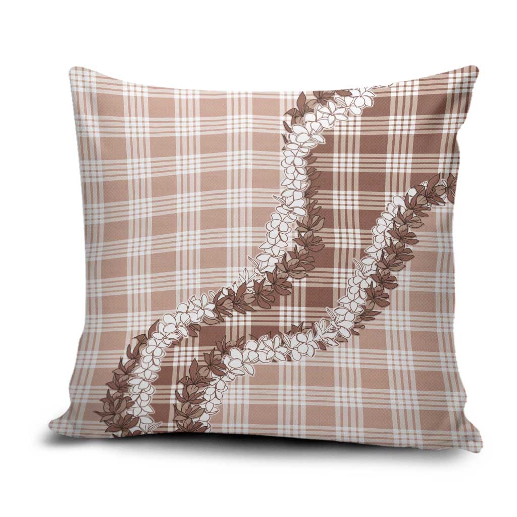 Beige Hawaii Palaka Pillow Cover Hawaiian Honohono Lei LT05 Beige - Polynesian Pride