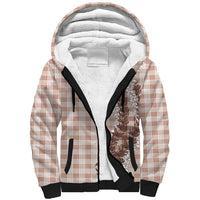 Beige Hawaii Palaka Sherpa Hoodie Hawaiian Honohono Lei LT05 Unisex Beige - Polynesian Pride