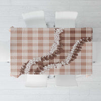 Beige Hawaii Palaka Tablecloth Hawaiian Honohono Lei LT05 Beige - Polynesian Pride