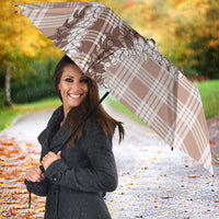 Beige Hawaii Palaka Umbrella Hawaiian Honohono Lei LT05 - Polynesian Pride