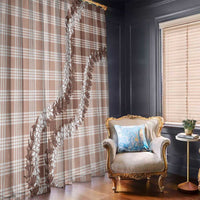 Beige Hawaii Palaka Window Curtain Hawaiian Honohono Lei LT05 - Polynesian Pride