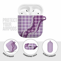 Violet Hawaii Palaka AirPods Case Hawaiian Honohono Lei LT05 - Polynesian Pride