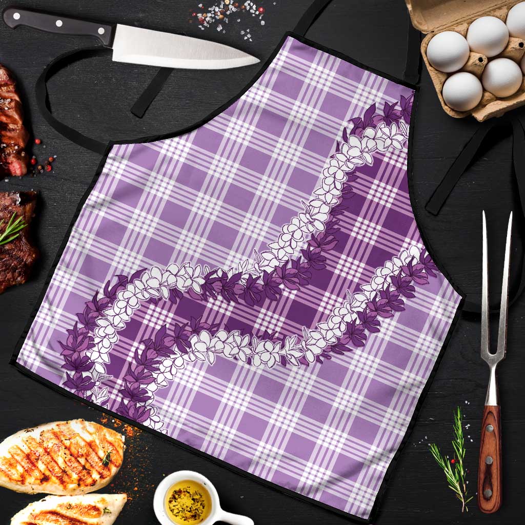 Violet Hawaii Palaka Apron Hawaiian Honohono Lei LT05 Violet - Polynesian Pride