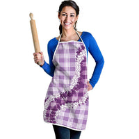 Violet Hawaii Palaka Apron Hawaiian Honohono Lei LT05 - Polynesian Pride