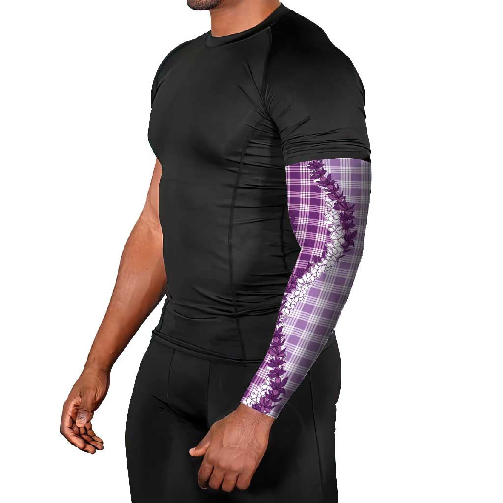 Violet Hawaii Palaka Arm Sleeves Hawaiian Honohono Lei LT05 - Polynesian Pride