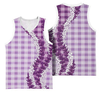 Violet Hawaii Palaka Basketball Jersey Hawaiian Honohono Lei LT05 - Polynesian Pride